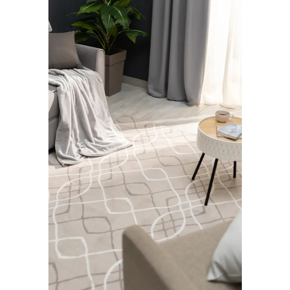 Ковер MERINOS Silver D532I серый 250x350 см для гостиной и спальни 82182713 STLM-0021486 - Вид №5