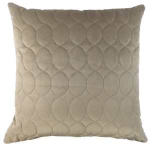 Подушка Овалы 50x50 см цвет крем