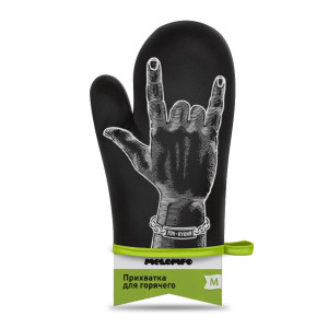 Mel19-8 Прихватка "рок кухня", мужская Melompo