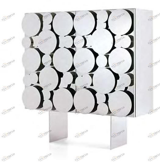 Opinion Ciatti Комод из нержавеющей стали с распашными дверцами Gagà sun-id-1468166