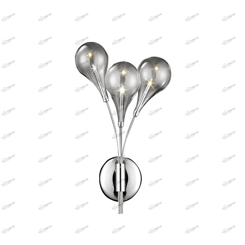 Светильник настенный серебристый Delight Collection Grape 3 MB2503/3 DELIGHT COLLECTION  00-3882848 Серебро 