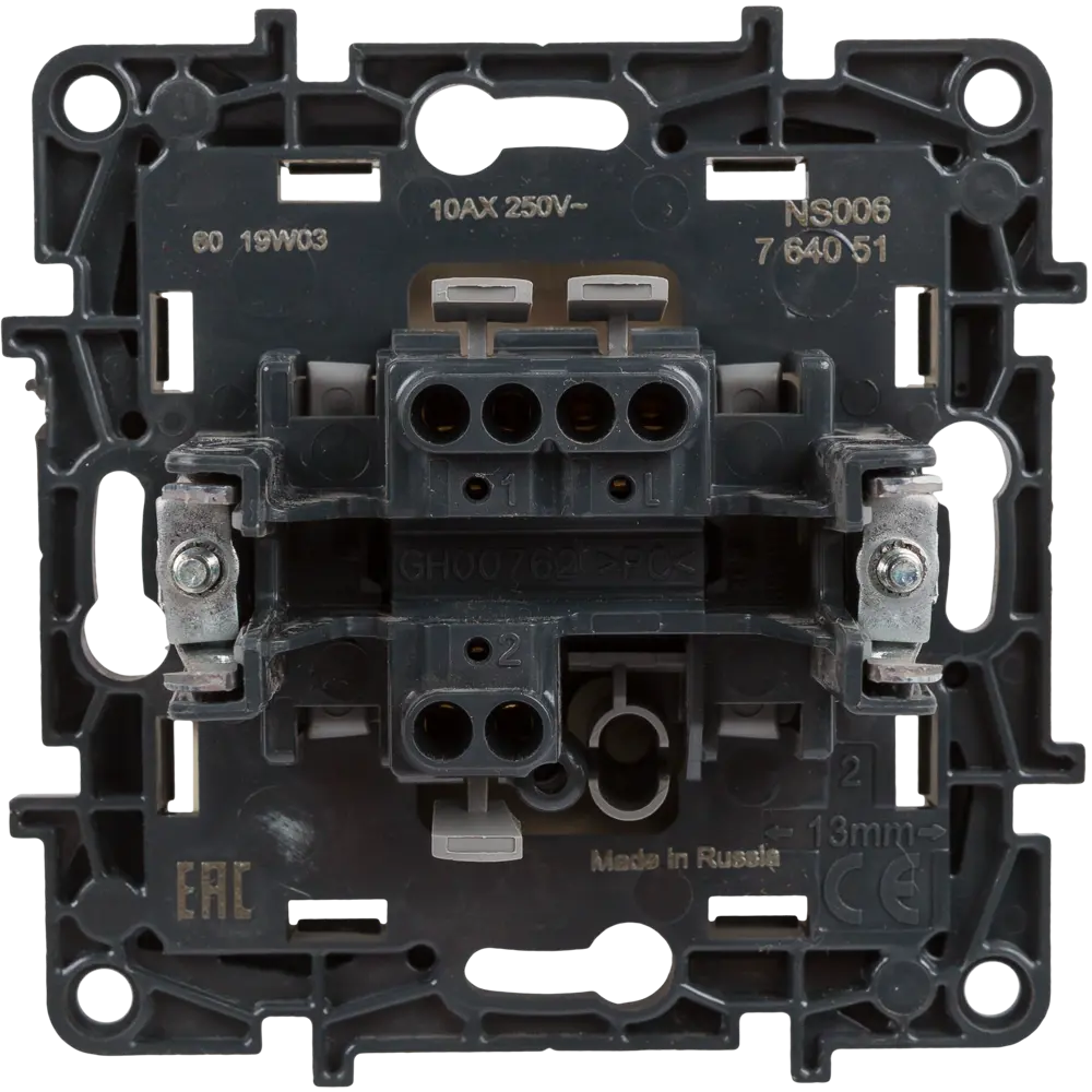 82064679 Переключатель встраиваемый Legrand Structura 1 клавиша, цвет слоновая кость STLM-0018663 - Вид №3