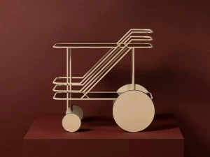 DANTE - Goods And Bads Тележка для еды из стали и стекла