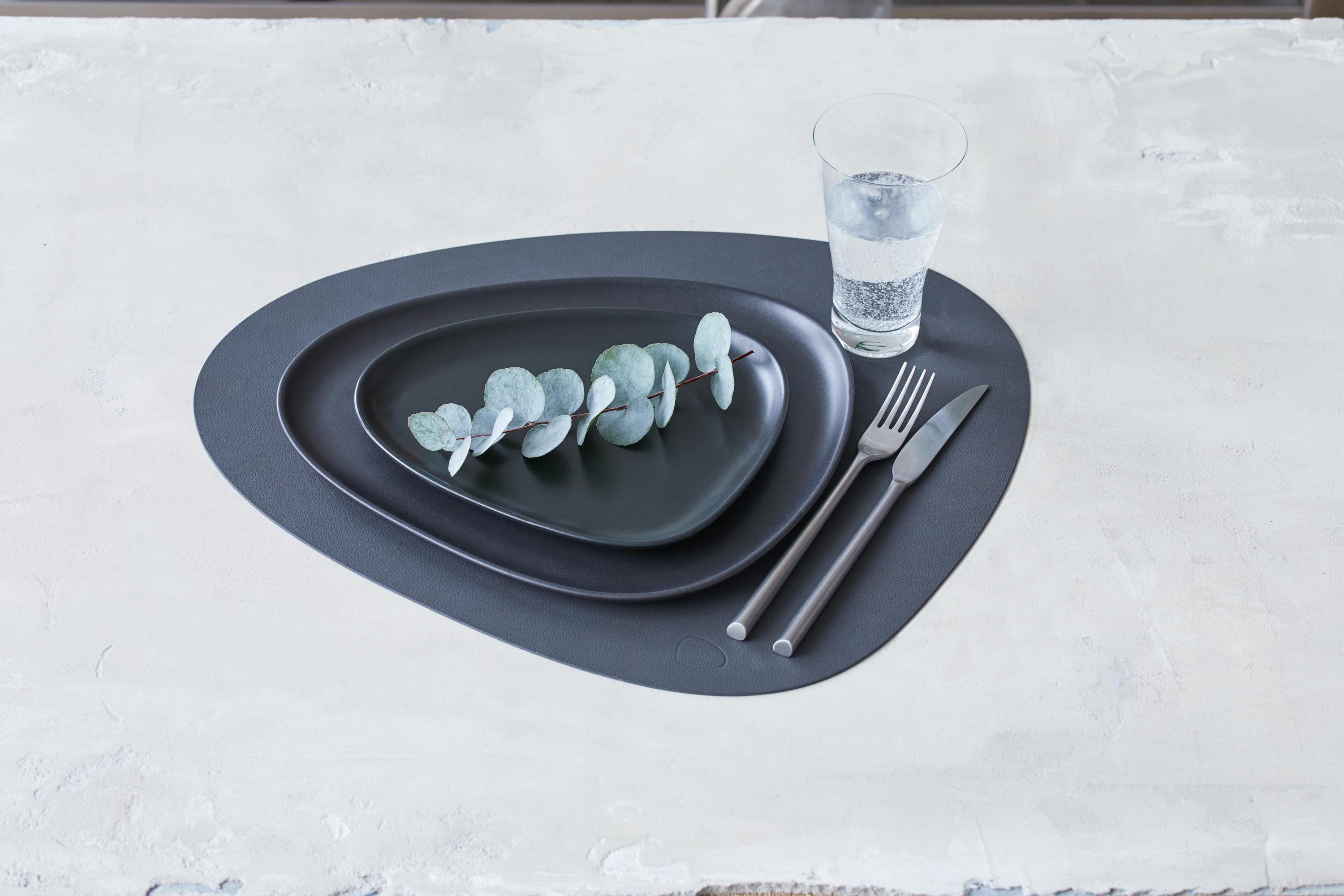 981900 NUPO black подстановочная салфетка фигурная 37x44 см, толщина 1,6 мм;LIND DNA  - Вид №2