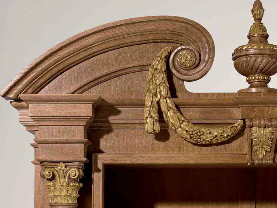 Книжный шкаф из дуба OAK Галерея ARCH-00075312 - Вид №1