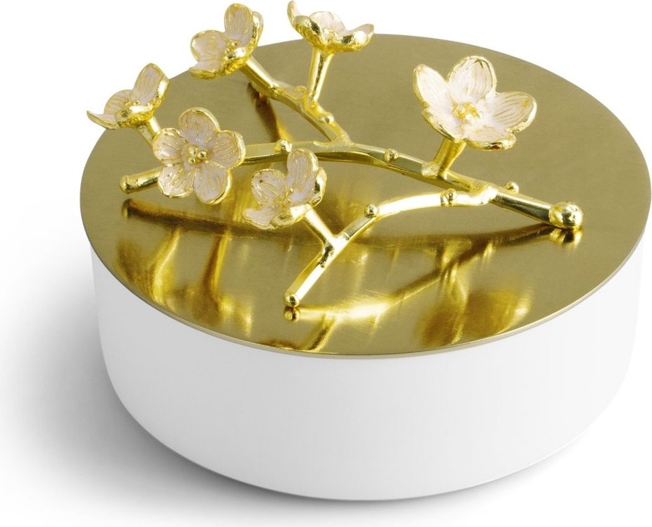 10650230 Michael Aram Шкатулка Michael Aram Цветущая вишня 11см, фарфор Фарфор, Керамика 