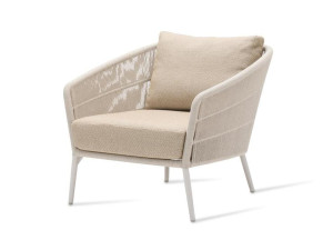 Тканевое садовое кресло с подлокотниками