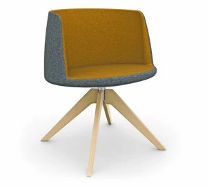 AP Factor Стул на козелке из ткани с подлокотниками