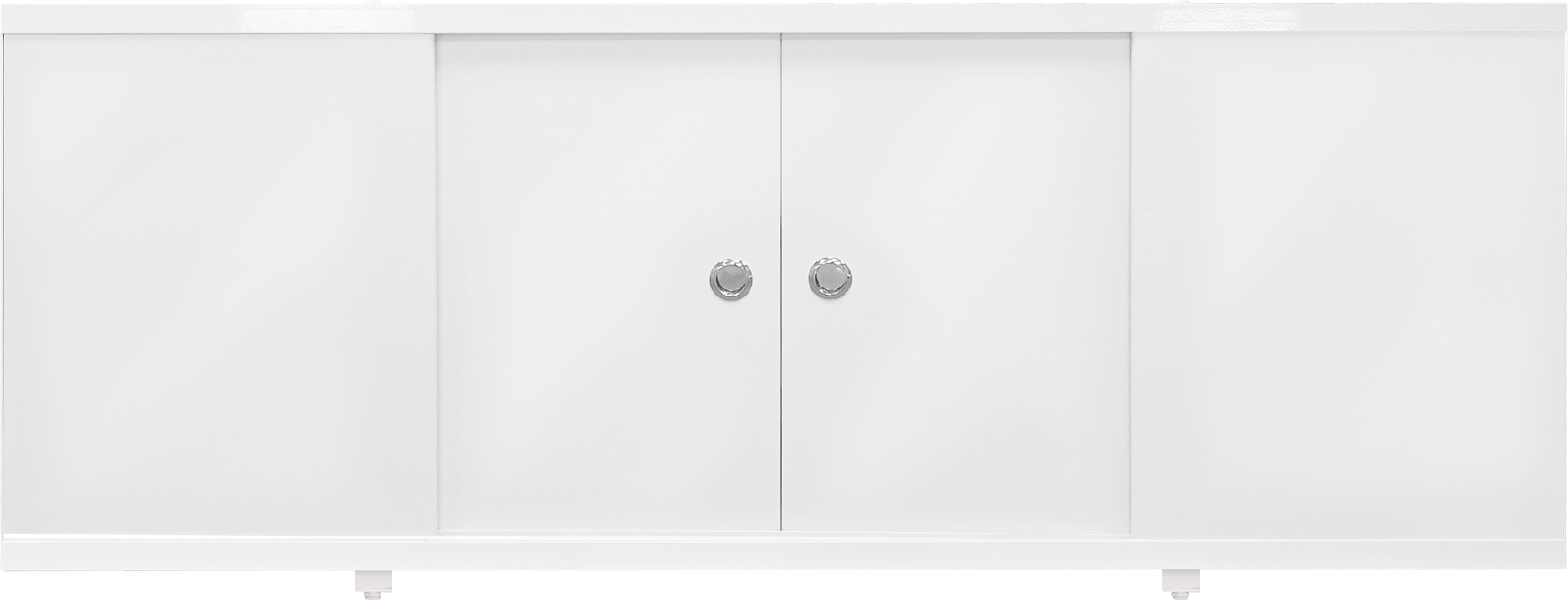 89139534 Экран-купе под ванну фронтальный 169 см цвет белый лед Экран купе STLM-0078951 МЕТАКАМ