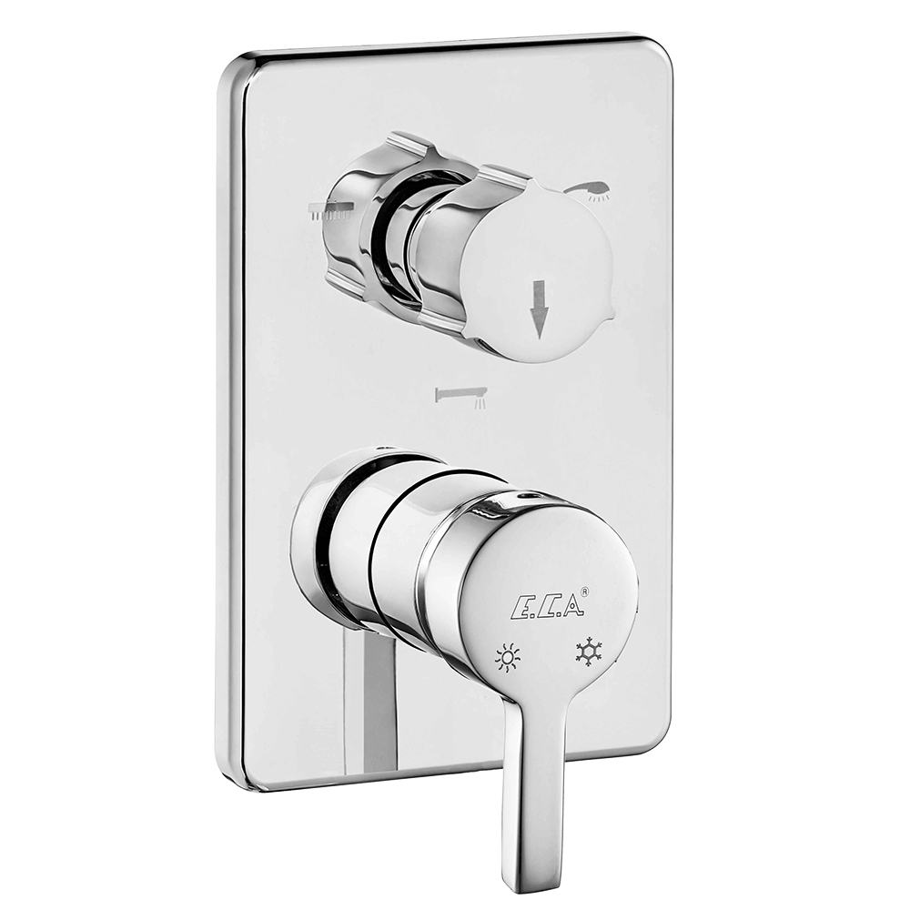 102167304h-k  Mina Скрытый смеситель для ванной комнаты, монтируемый на поверхность - 3 способа Eca 