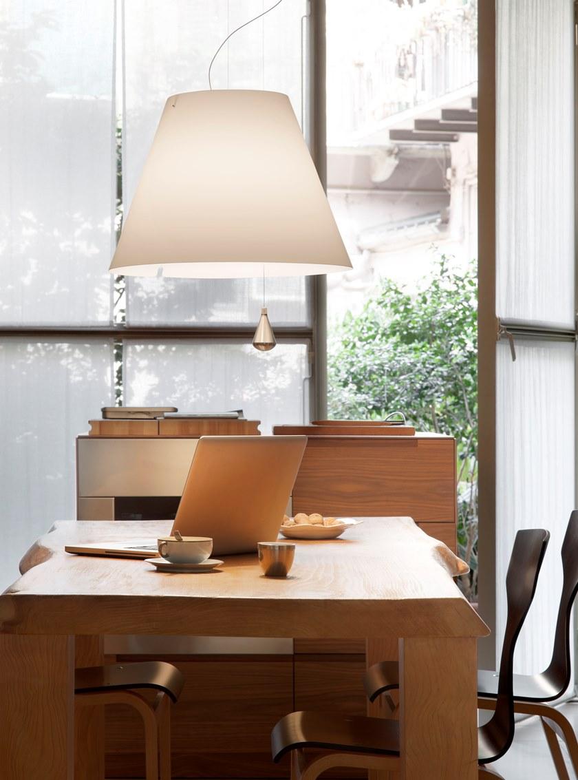 LUCEPLAN Регулируемый светодиодный подвесной светильник из поликарбоната Lady costanza sun-id-1380061 - Вид №1