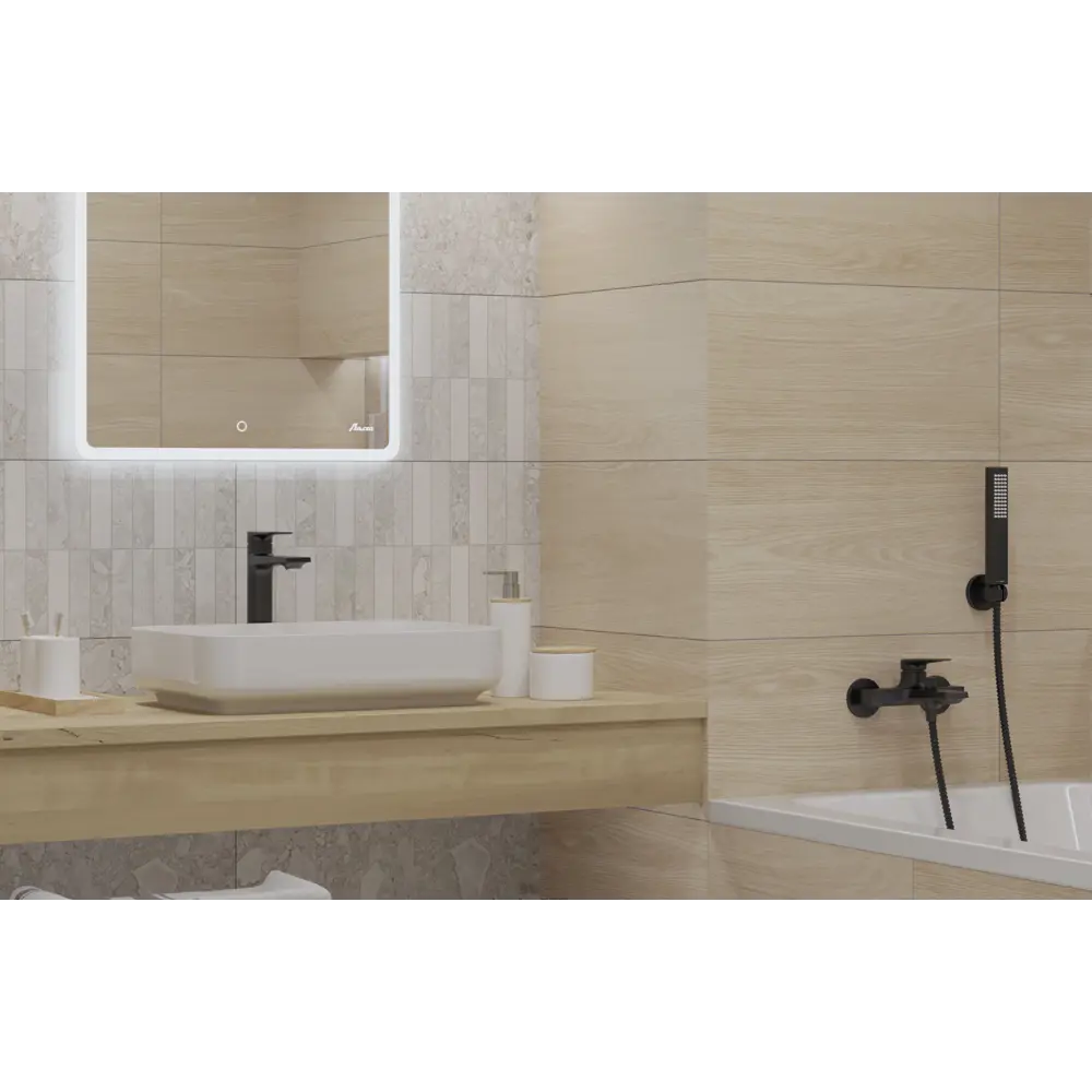 Декор настенный LB Ceramics Спектр 30x60.3 см 1.44 м² матовый цвет белый STLM-2181812 - Вид №5