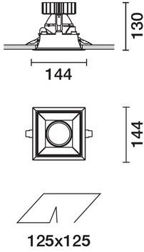 iGuzzini Регулируемый встраиваемый светильник для подвесных потолков Laser blade xl sun-id-1491898 - Вид №5