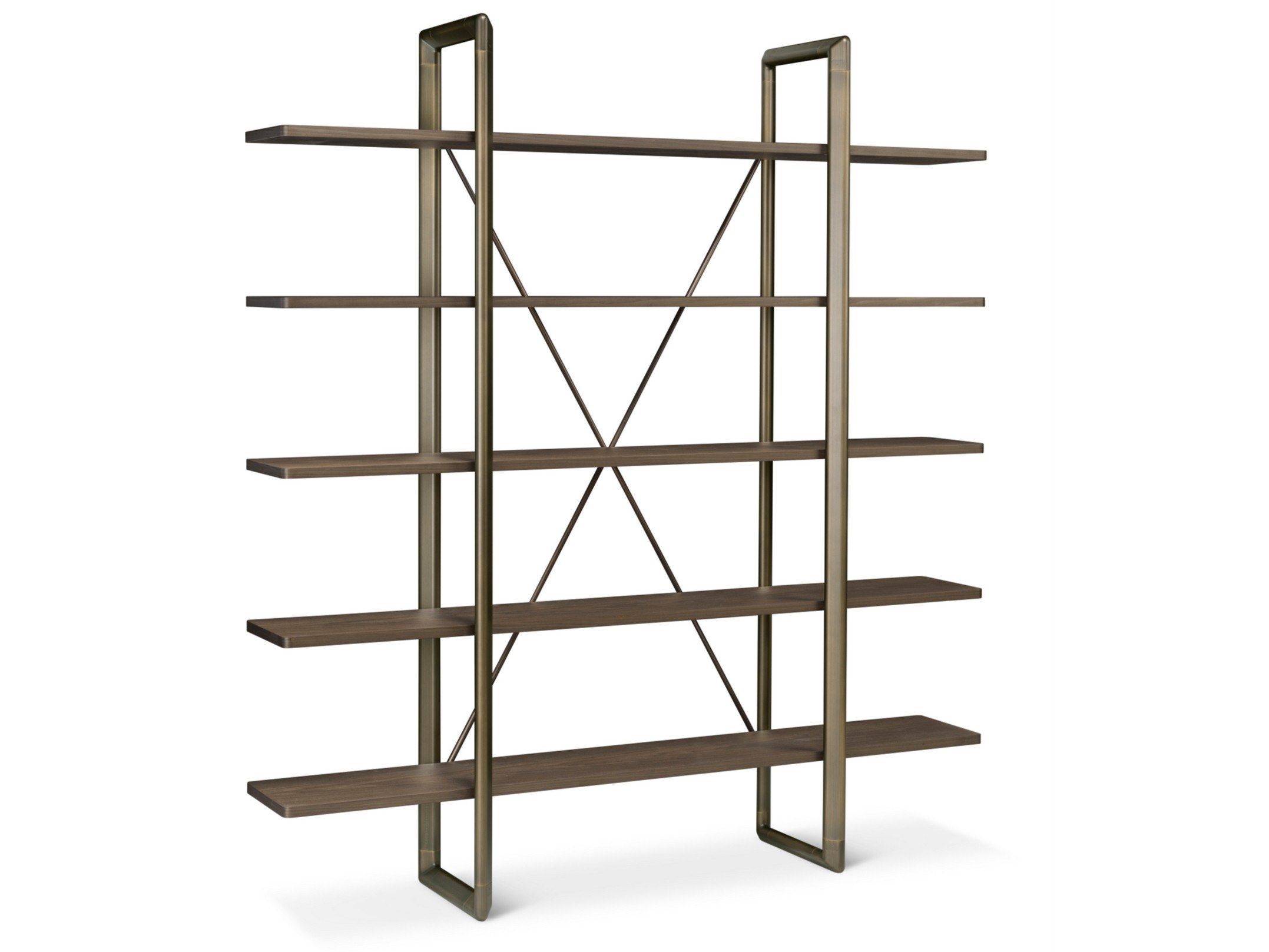 Отдельно стоящий деревянный книжный шкаф GHIDINI1961 рамка ARCH-00029252 - Вид №12