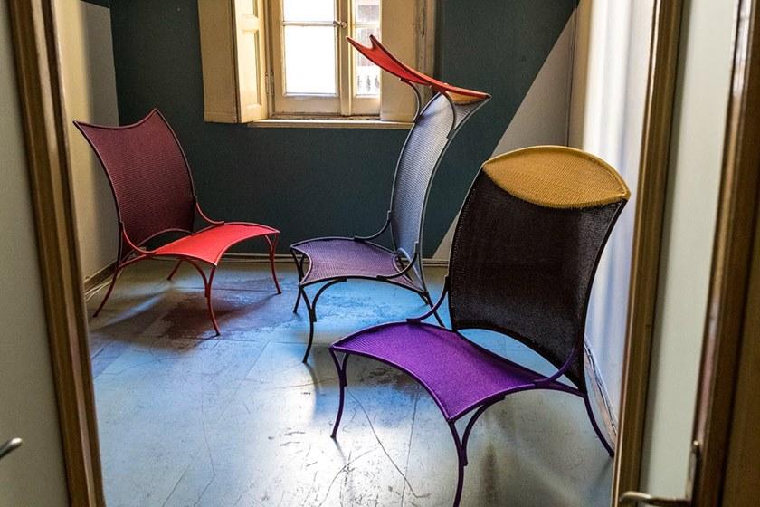 Moroso Кресло из цветных полиэтиленовых нитей ручной работы M'afrique sun-id-1382307 - Вид №1