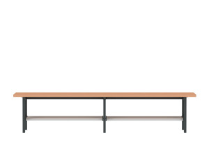 Скамейка для спортивных сооружений из бука