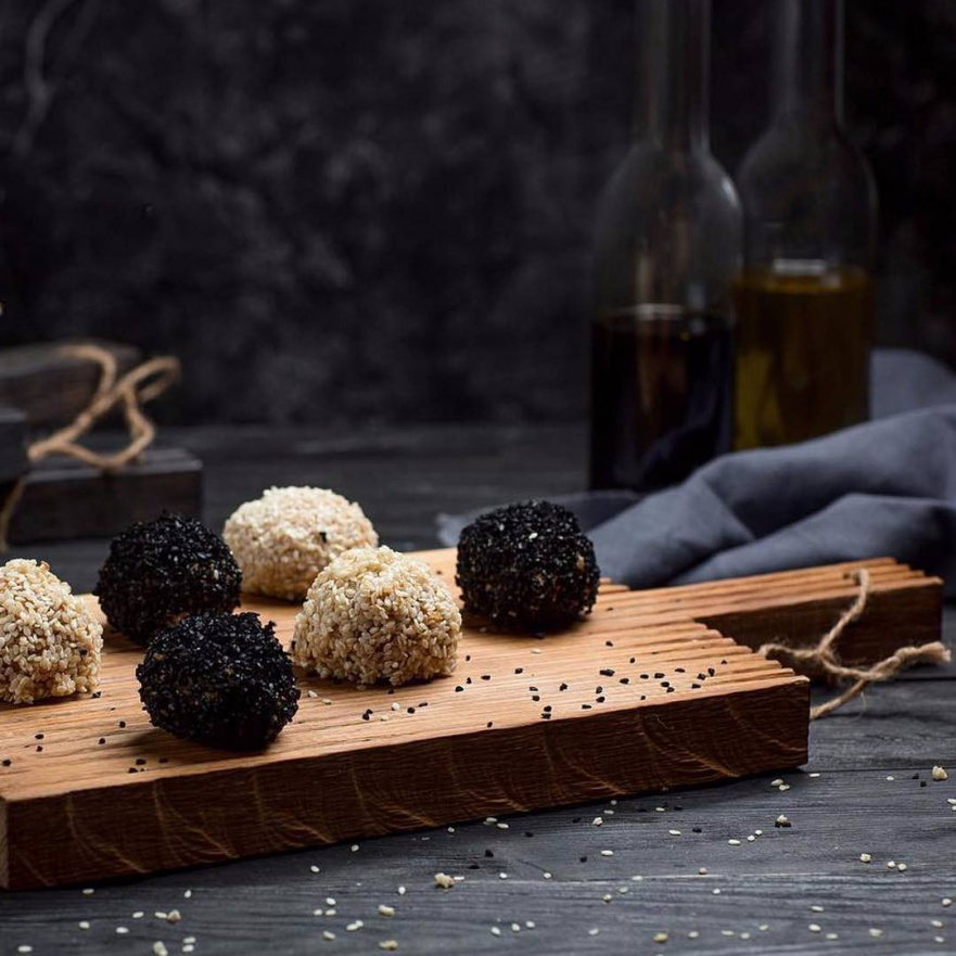 Разделочная доска деревянная прямоугольная 48 см "Мороз" коричневая FUGA ДОСКИ РАЗДЕЛОЧНЫЕ 123525 Коричневый  - Вид №2