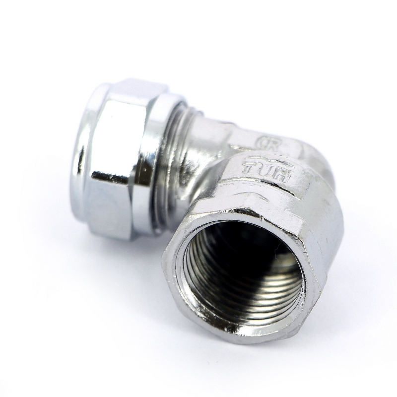 Угол обжим-В хромированный TIEMME 12х1/2" 1130090 - Вид №1