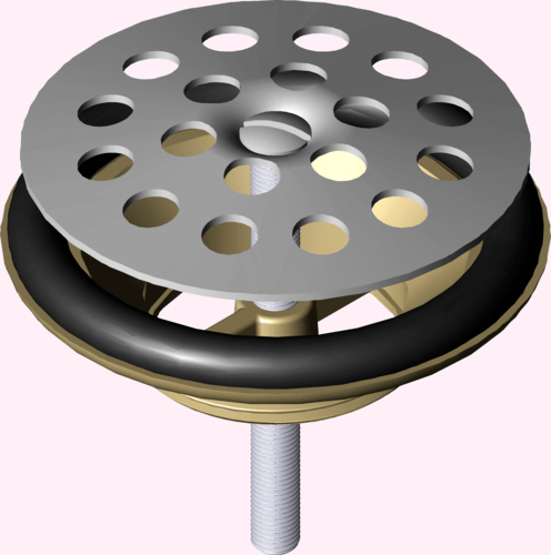 Канализационная арматура  Сифоны для моек, умывальников и бытовой техники  Выпуски для моек VIEGA 117 146 Модель 7121 Santreyd  - Вид №3