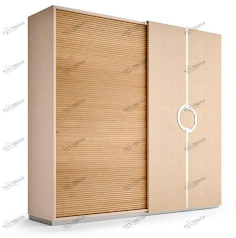 Caroti Шкаф-купе из лакированного дерева в современном стиле с раздвижными дверцами и ящиками Concept Art.2 - plateau