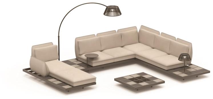 Royal Botania Садовый гарнитур из ткани Mozaix lounge sun-id-1459308 - Вид №4