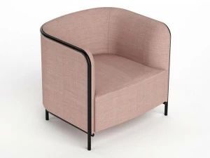 GABER Кресло из ткани с подлокотниками Place 280.