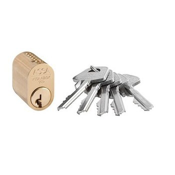 Овальный цилиндр ASSA 1301 ANT с тремя ключами ASSA ABLOY LK01-520 - Вид №4
