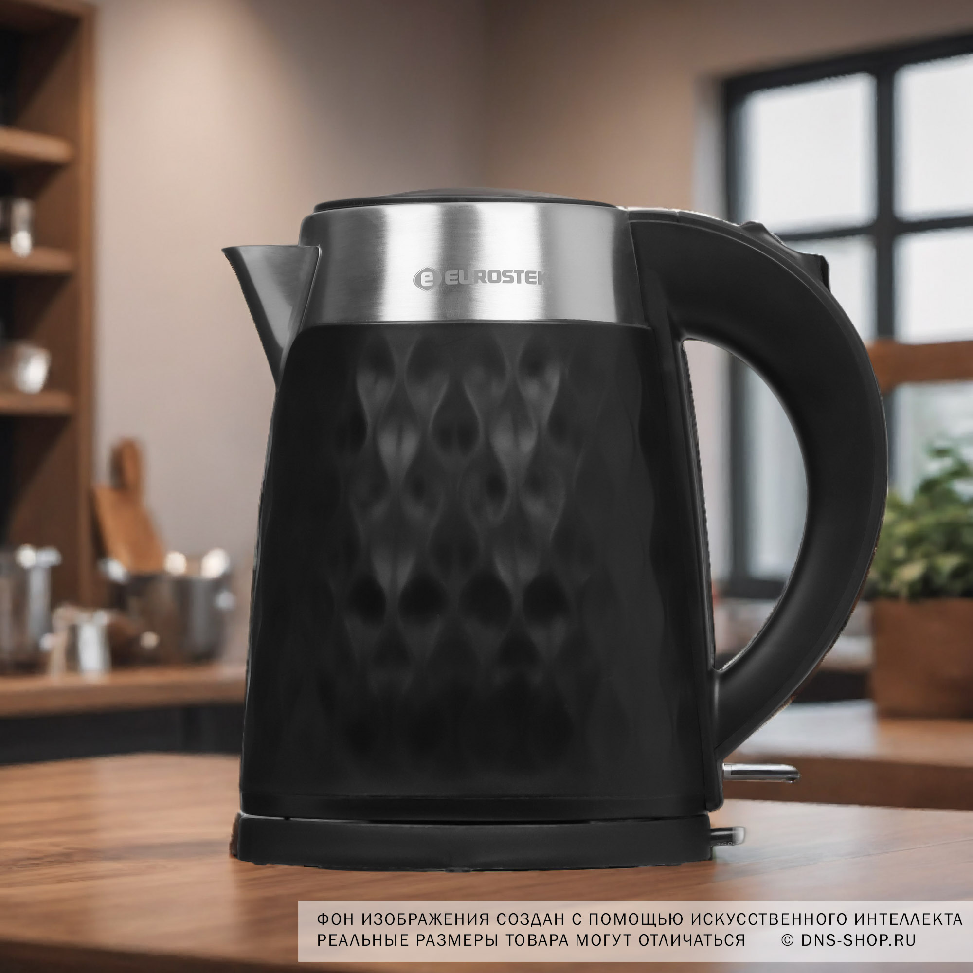 9974037 Электрочайник Eurostek EEK-2049 черный STDN-0111916 - Вид №8