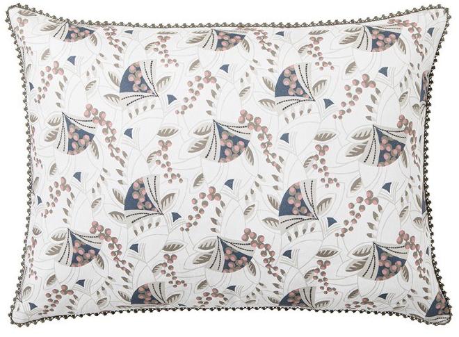 Alexandre Turpault Двусторонняя льняная наволочка с принтом и цветочными мотивами Tiffany sun-id-1379020 - Вид №1