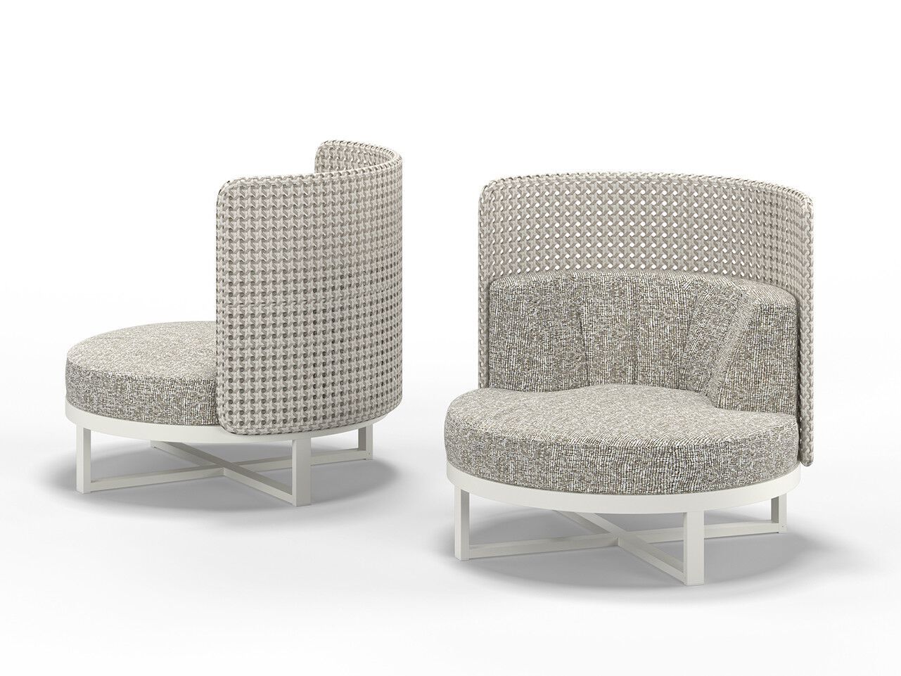 Тканевое садовое кресло с высокой спинкой и подлокотниками MAMAGREEN Munia ARCH-00056271 - Вид №6