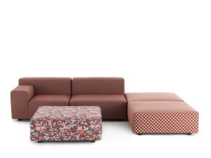 4-местный тканевый модульный садовый диван