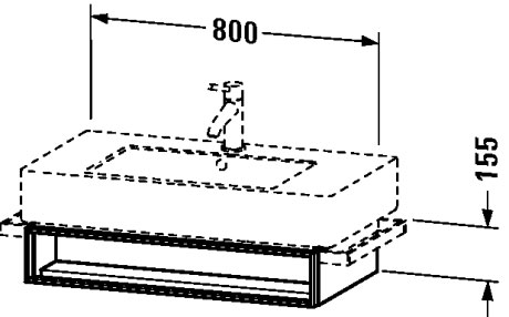 VE601308585 Vero Тумбочка подвесная Белый глянцевый лак Duravit - Вид №2