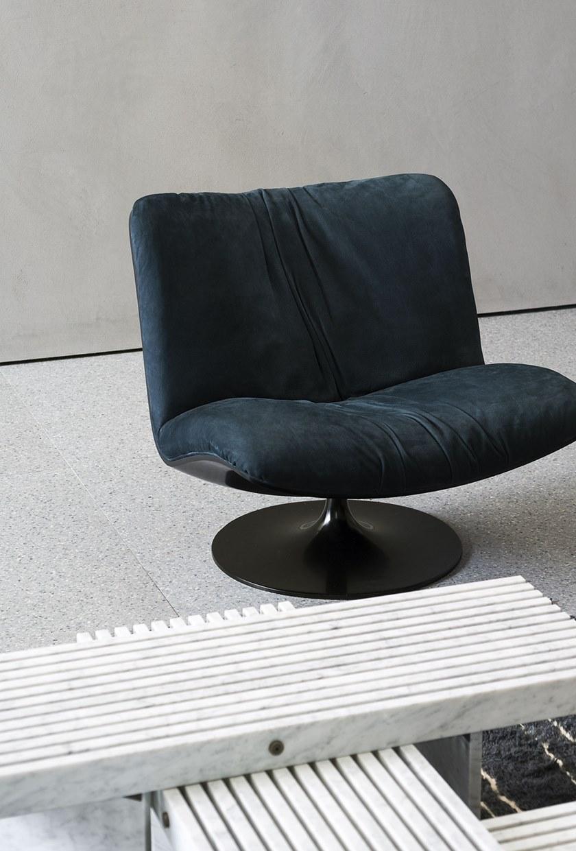 BAXTER Поворотное кожаное кресло Marilyn sun-id-1382419 - Вид №4