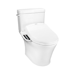 Комплект электронное биде SensPa + сифонный унитаз с вертикальным выпуском Daelim PP-730P Daelim + UB7035RL