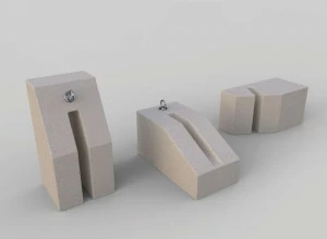 Manufatti Viscio Реконструированная каменная стойка для велосипедов Modula