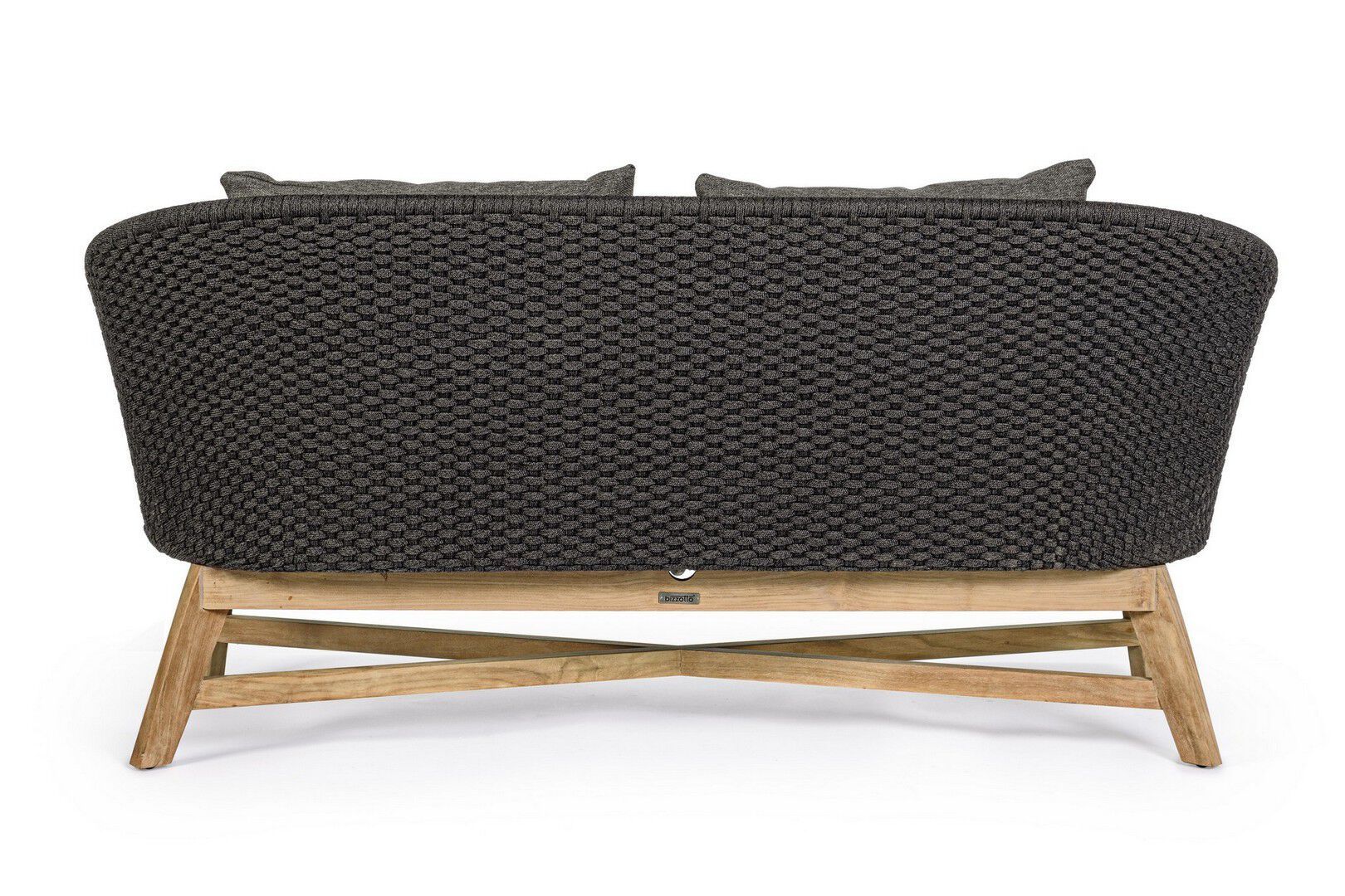 2-местный веревочный и тканевый садовый диван BIZZOTTO Coachella ARCH-00143438 - Вид №10