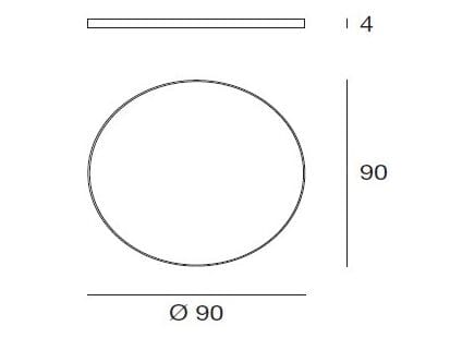 Круглое металлическое зеркало с рамкой Pacini & Cappellini Ron ARCH-00118222 - Вид №2