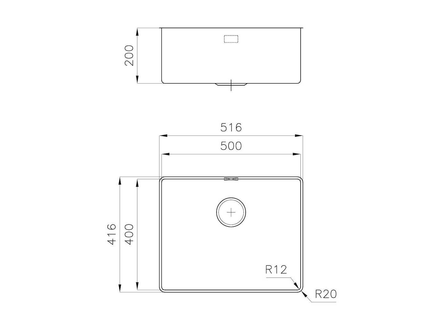 Раковина из нержавеющей стали Foster Phantom ARCH-00001850 - Вид №4