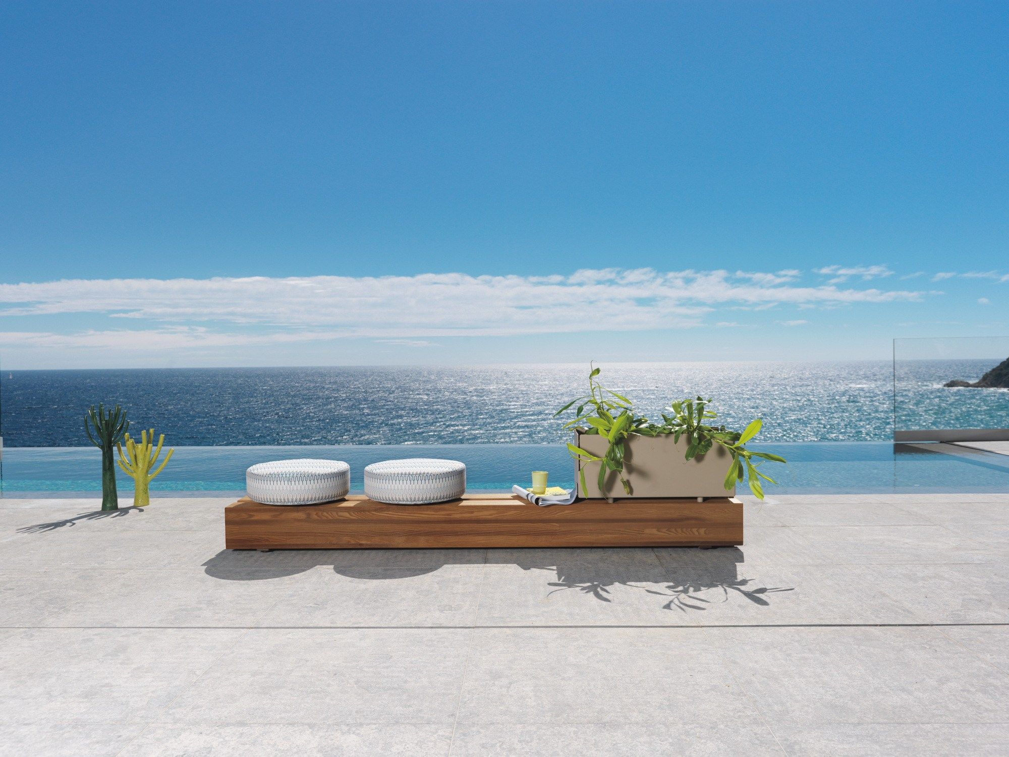 Ткань круглый сад пуфик Roberti KEY WEST ARCH-00034352 - Вид №3