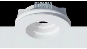 GESSO Встраиваемый в потолок держатель точечного светильника из гипса  806a