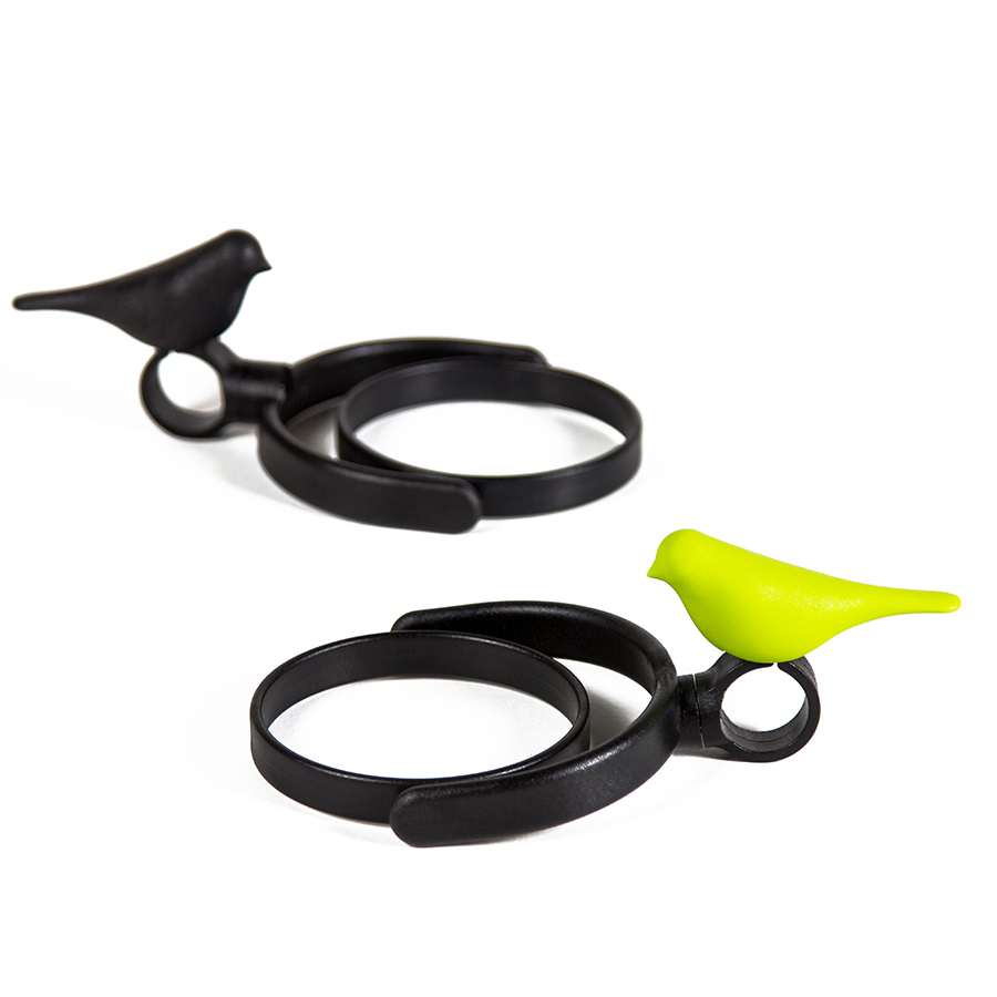 QLX20010-BK Держатель для стаканов bird, черный Qualy  - Вид №6