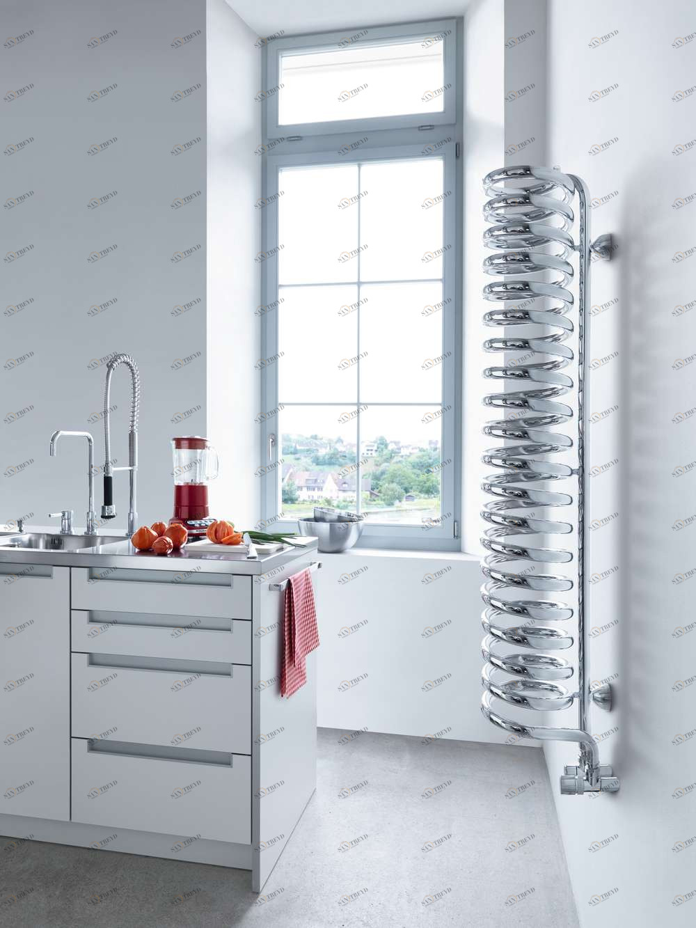 Водяной радиатор SPIL-150-020 Spirale Acova 1562