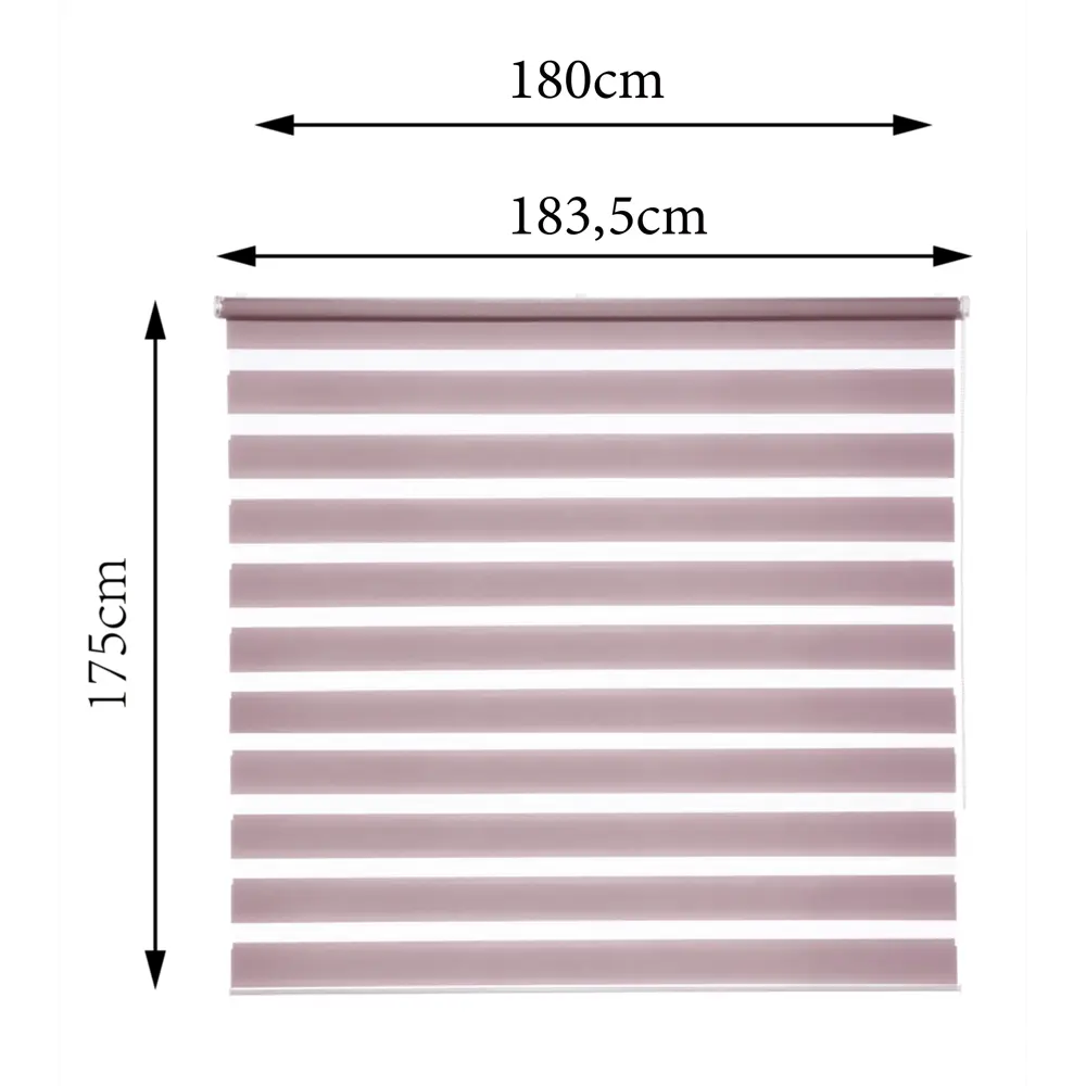 INSPIRE Peter - Рулонная штора день-ночь сиреневого цвета 180×175 см 85225648 STLM-0060082 - Вид №2