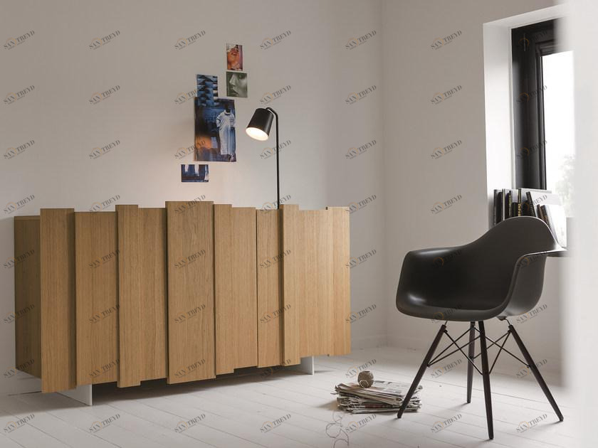 Dall'Agnese Комод из дуба с распашными дверцами Stripe sun-id-1344732