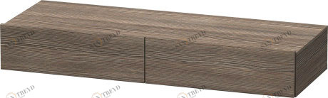 DS827105151 Полочка с ящиком DuraStyle #DS8271 1200 x 440 мм Сосна коричневая, декор Duravit