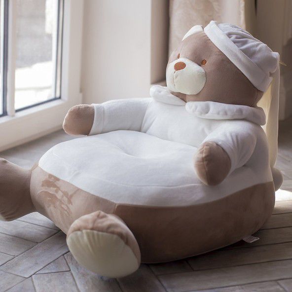 Пуфик детский "Мишка" белый COMFORTBABY  351333 Белый Santreyd  - Вид №2