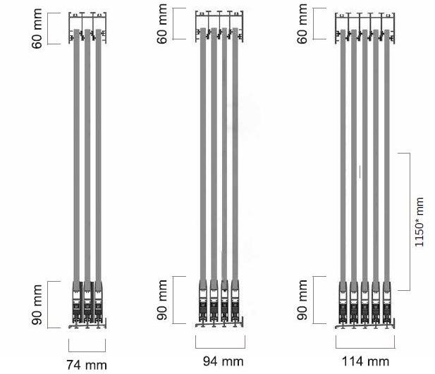 MV Living Копланарные раздвижные французские двери из алюминия и стекла Vetrate paravento sun-id-1471040 - Вид №5
