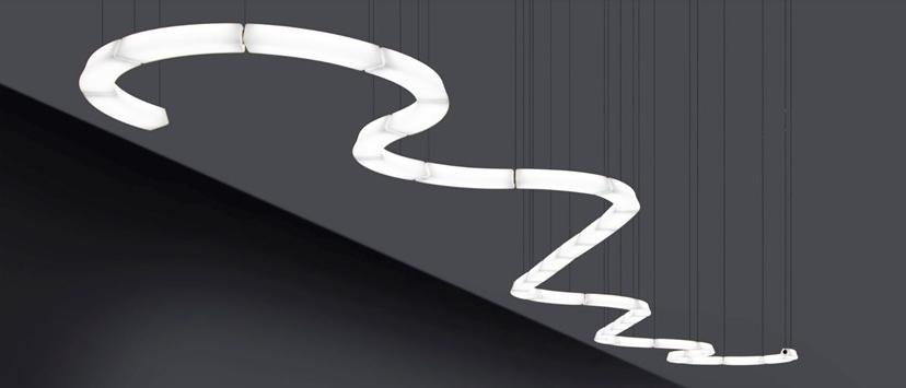 Martinelli Luce Подвесной светильник из полиэтилена с диммером Circular pol 2057 xxl - Вид №2