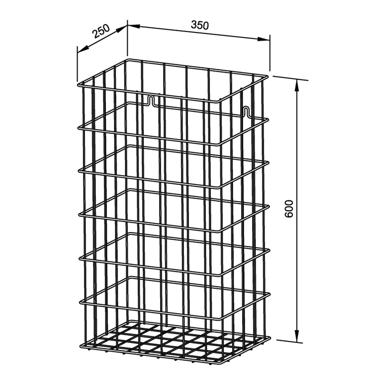 923117 Корзина для мусора WP196 WAGNER_EWAR A-LINE Wagner Ewar  - Вид №1