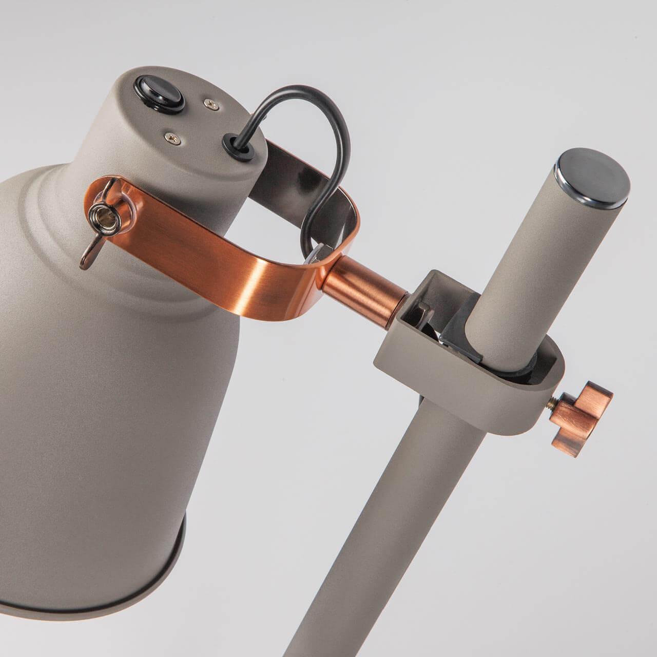 Лампа настольная серая Eurosvet 01031/1 EUROSVET PROJECTOR 00-3908201 Серый  - Вид №1